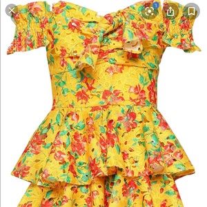 Caroline Constas Hellena Off the Shoulder Dress